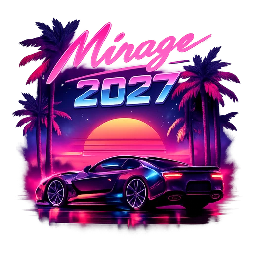 MIRAGE — russekonsept i stilen Neon